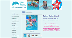 Desktop Screenshot of juliesswimschool.com