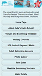 Mobile Screenshot of juliesswimschool.com